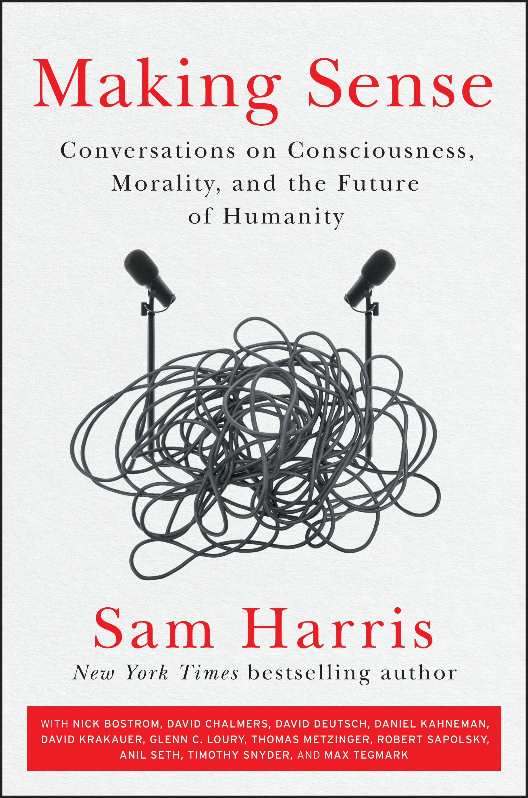 Cover of the book showing two microphones with the cables wrapped around them